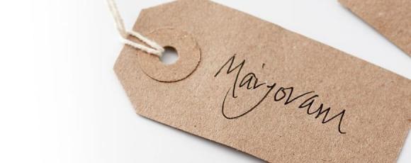 Nutrition, marjoram