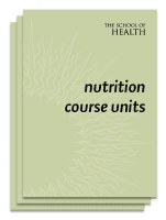 Nutrition Course Units